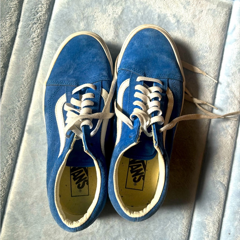 Blue VANS - worn